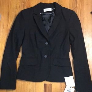 Calvin Klein Black Women’s Suit Jacket Size 2 NWT